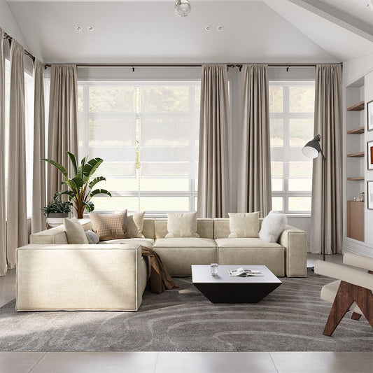 Metro Four Seater L Shape