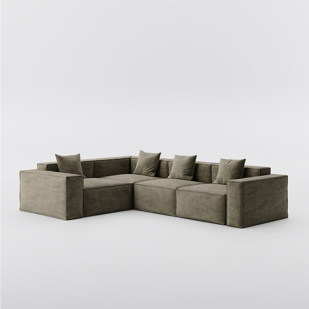 Metro Four Seater L Shape