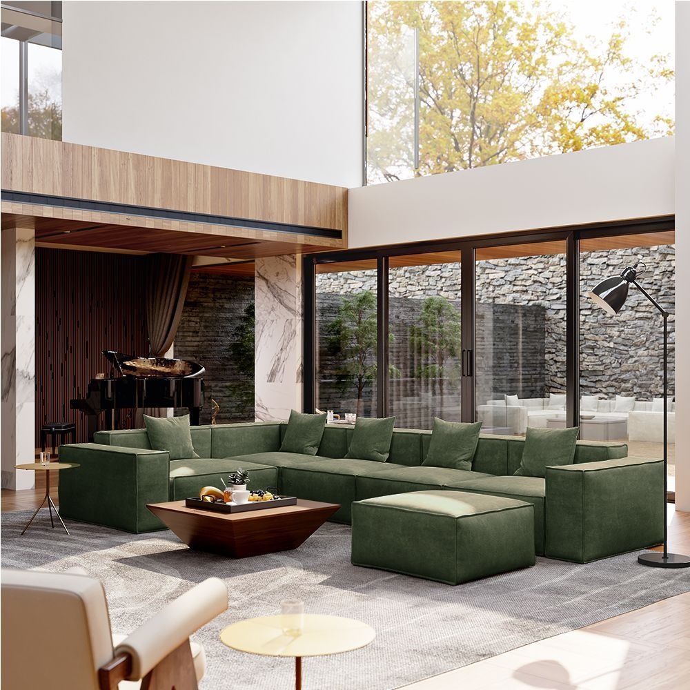 Metro Five Seater L Shape with Ottoman