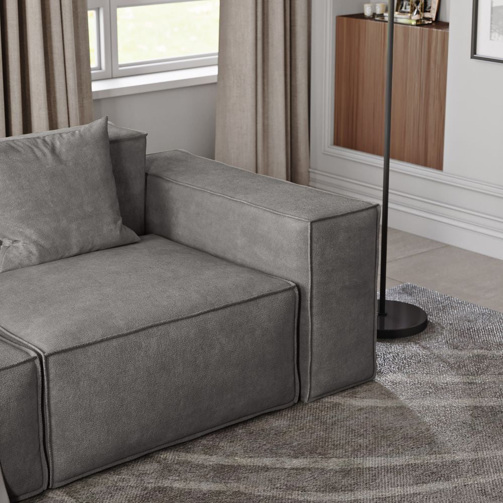 Metro Five Seater L Shape with Ottoman