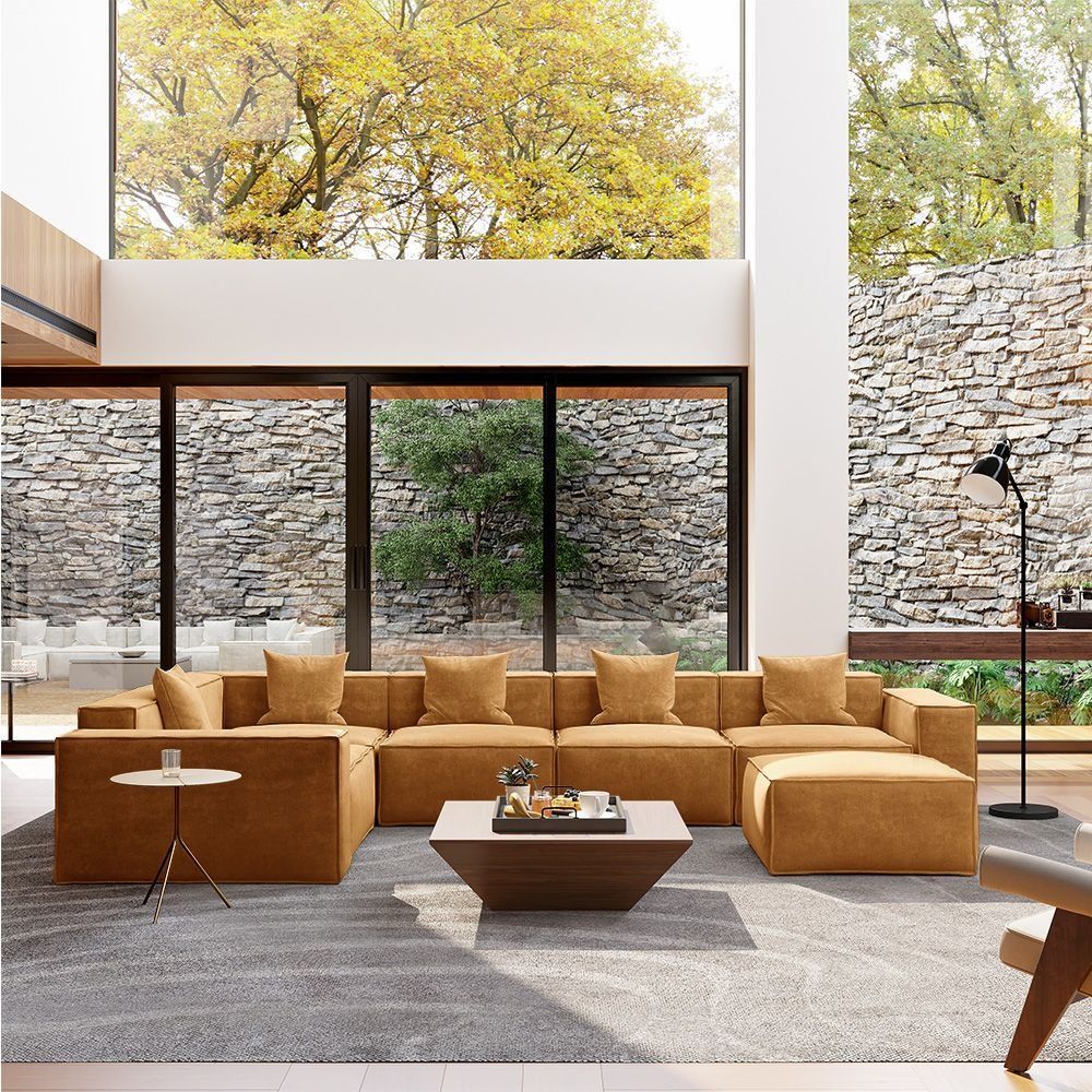 Metro Five Seater L Shape with Ottoman