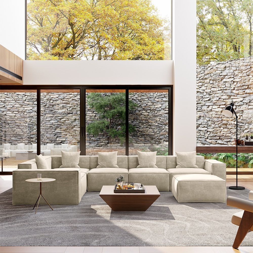 Metro Five Seater L Shape with Ottoman
