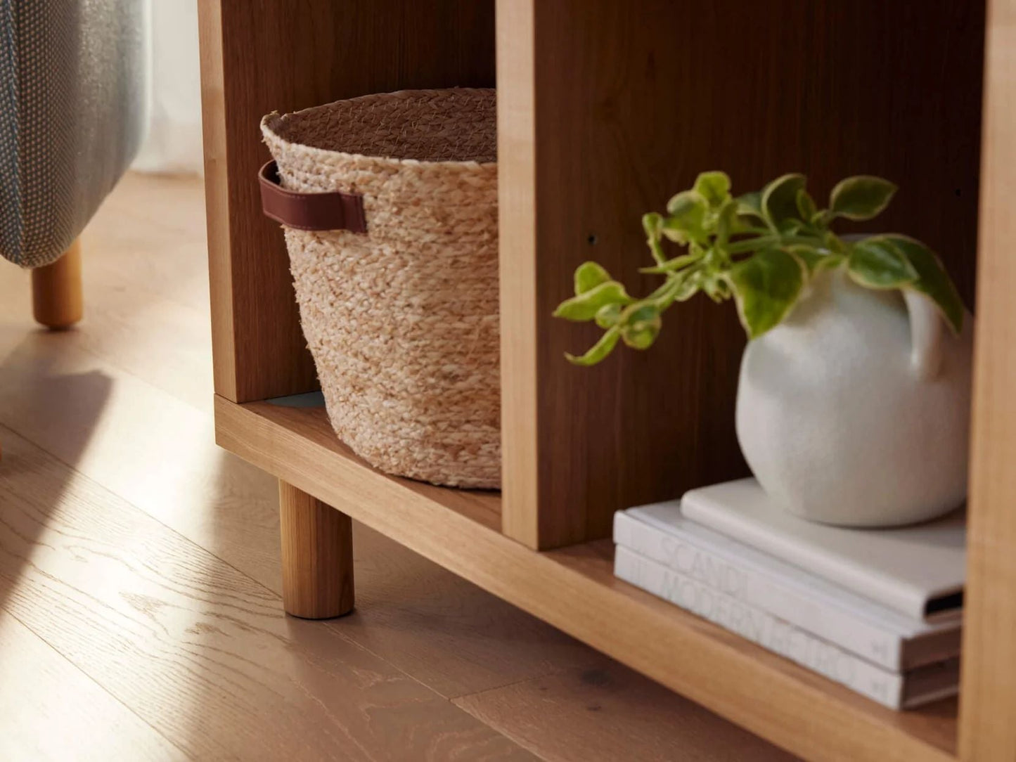Metro Large Oak Veneered Bookcase