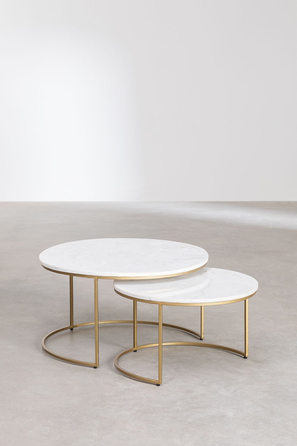 Metro Marble Nesting Tables-MC1