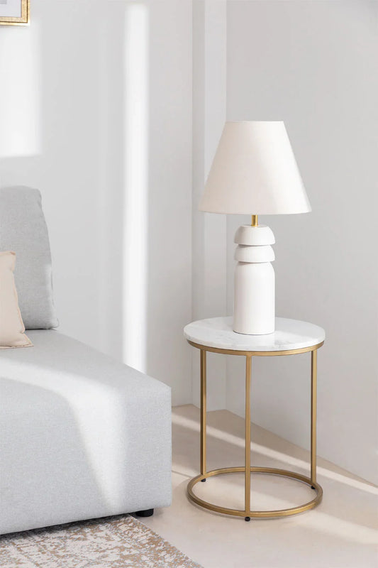 Metro Marble Side Table-MC2