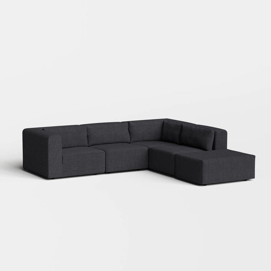Urban Four Seater L Shape with Ottoman