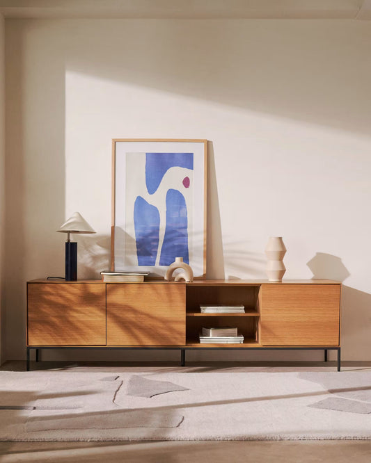 Urban 3 Door TV Unit (Natural)-USB8-N
