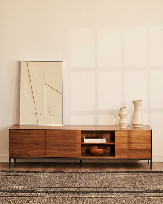 Urban 3 Door TV Unit (Brown)-USB8-B
