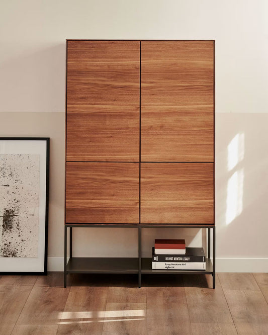 Urban 4 Door Sideboard (Brown)-USB4-B