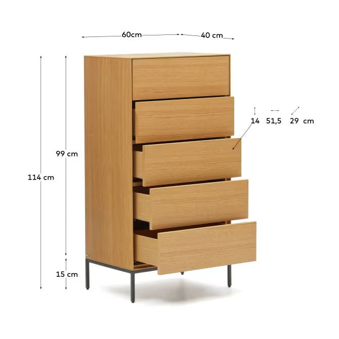 Urban Chest Of Drawers (Natural)